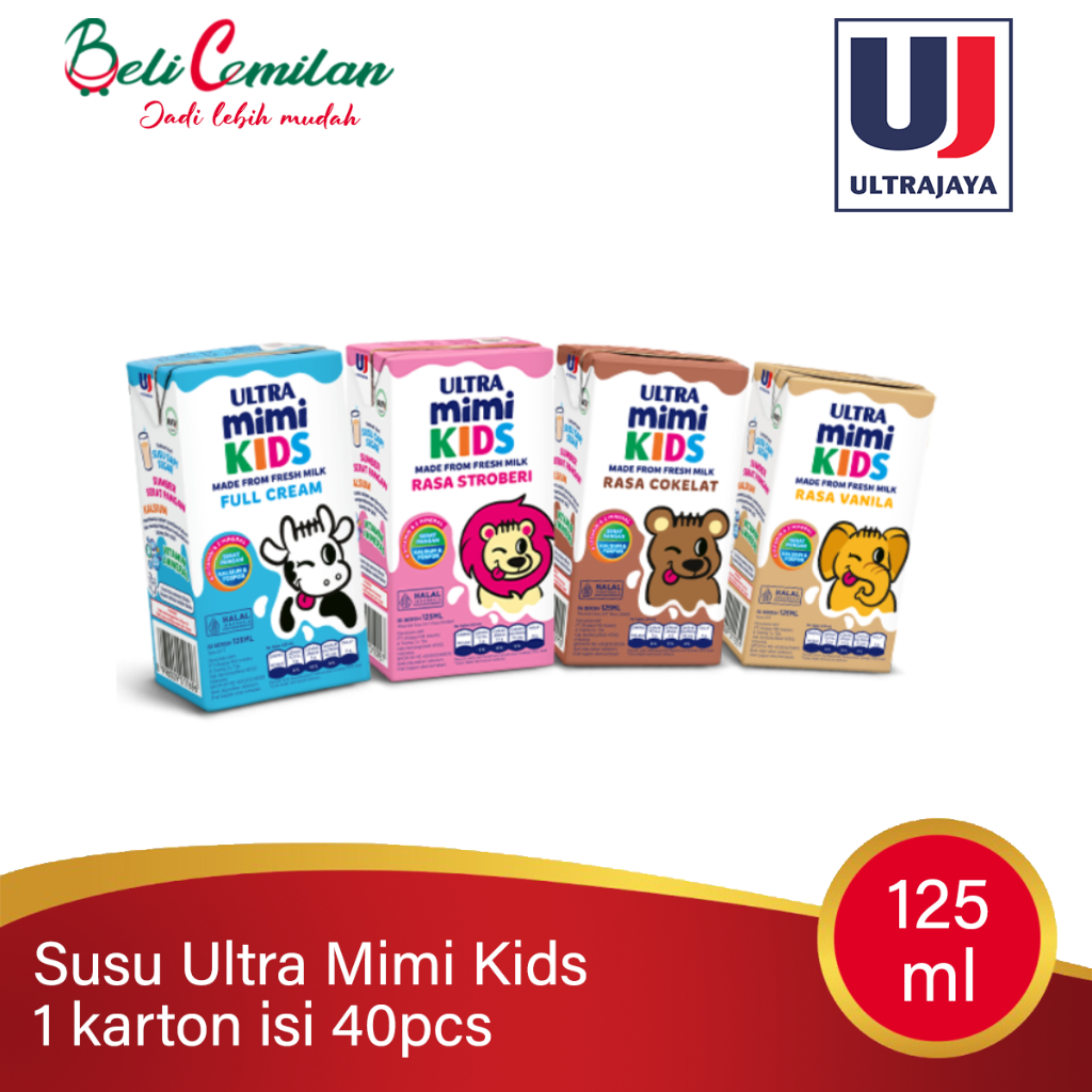 

Susu Ultra Mimi 125ml Aneka Rasa