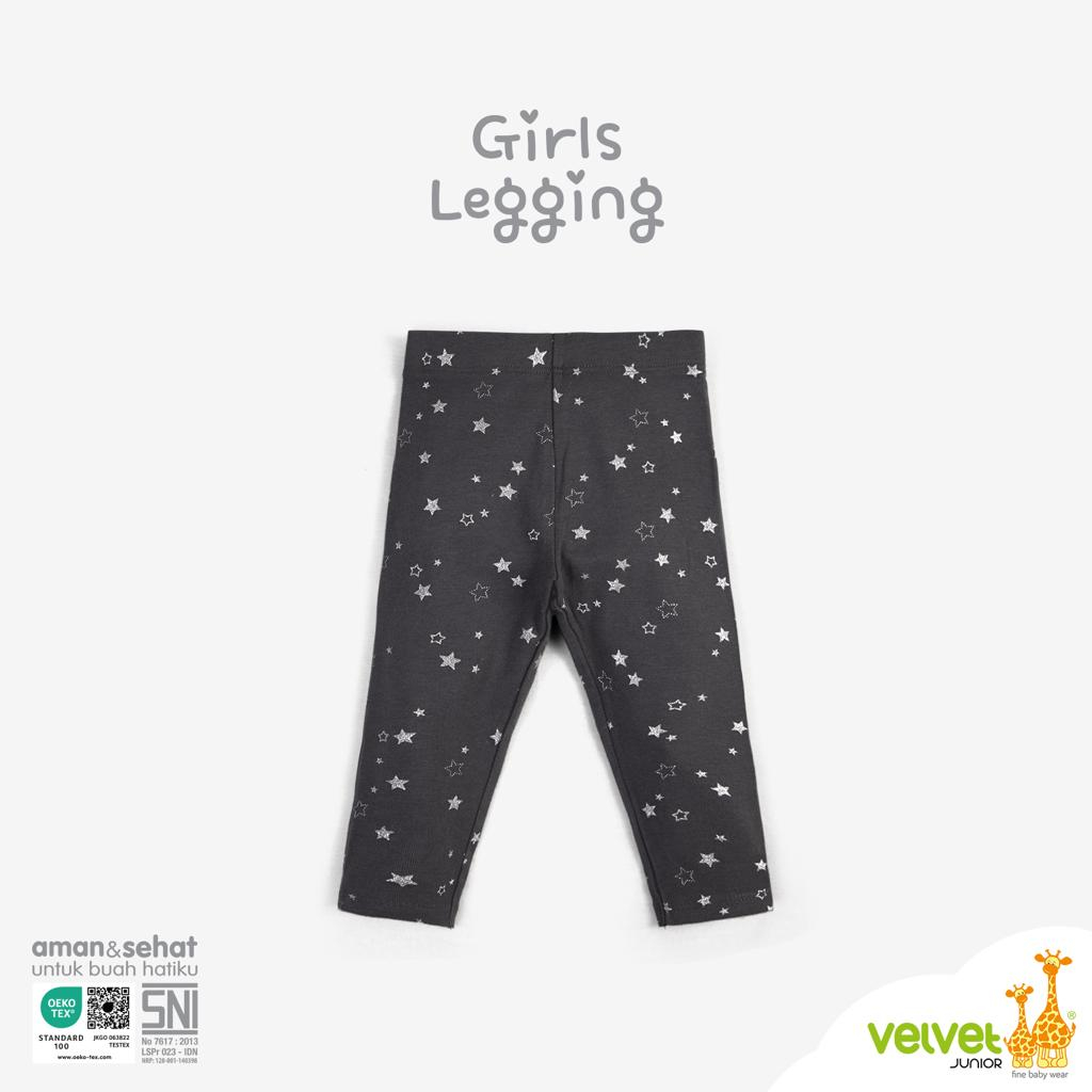 Legging Bayi Anak 3-36 Bulan Polos Motif Velvet