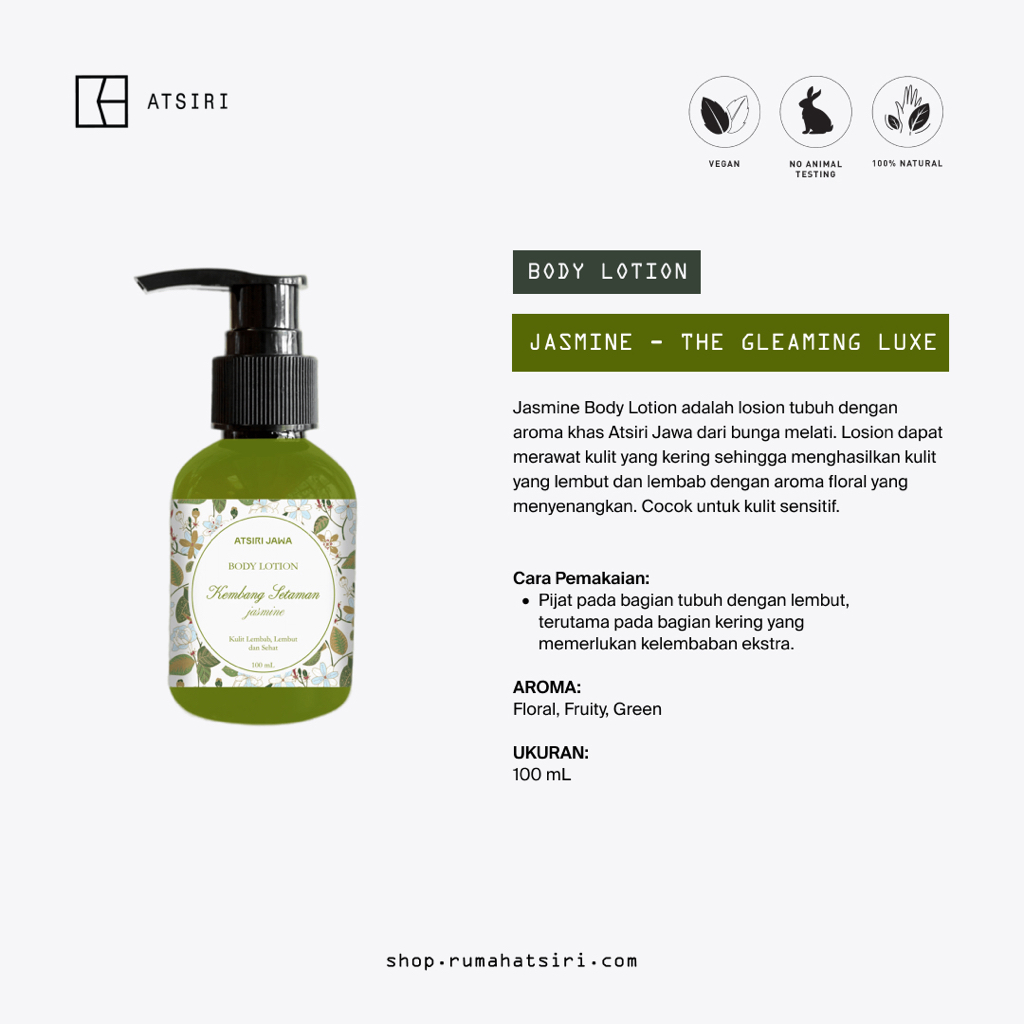 Kembang Setaman Jasmine - Body Lotion by Atsiri Jawa