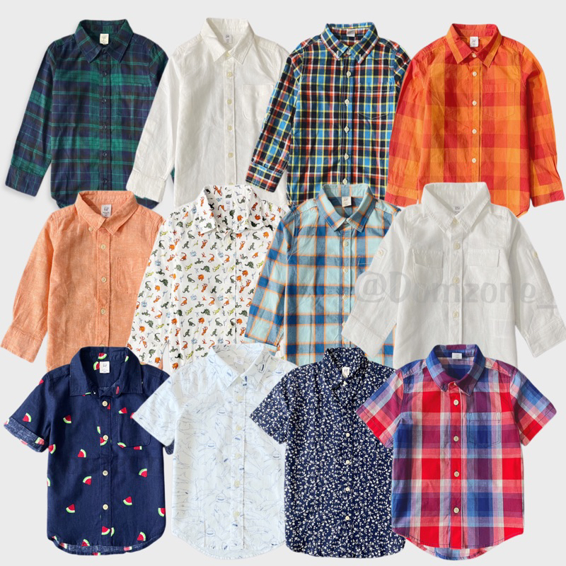 Kemeja Anak Laki Laki NB-5Tahun Baby GP