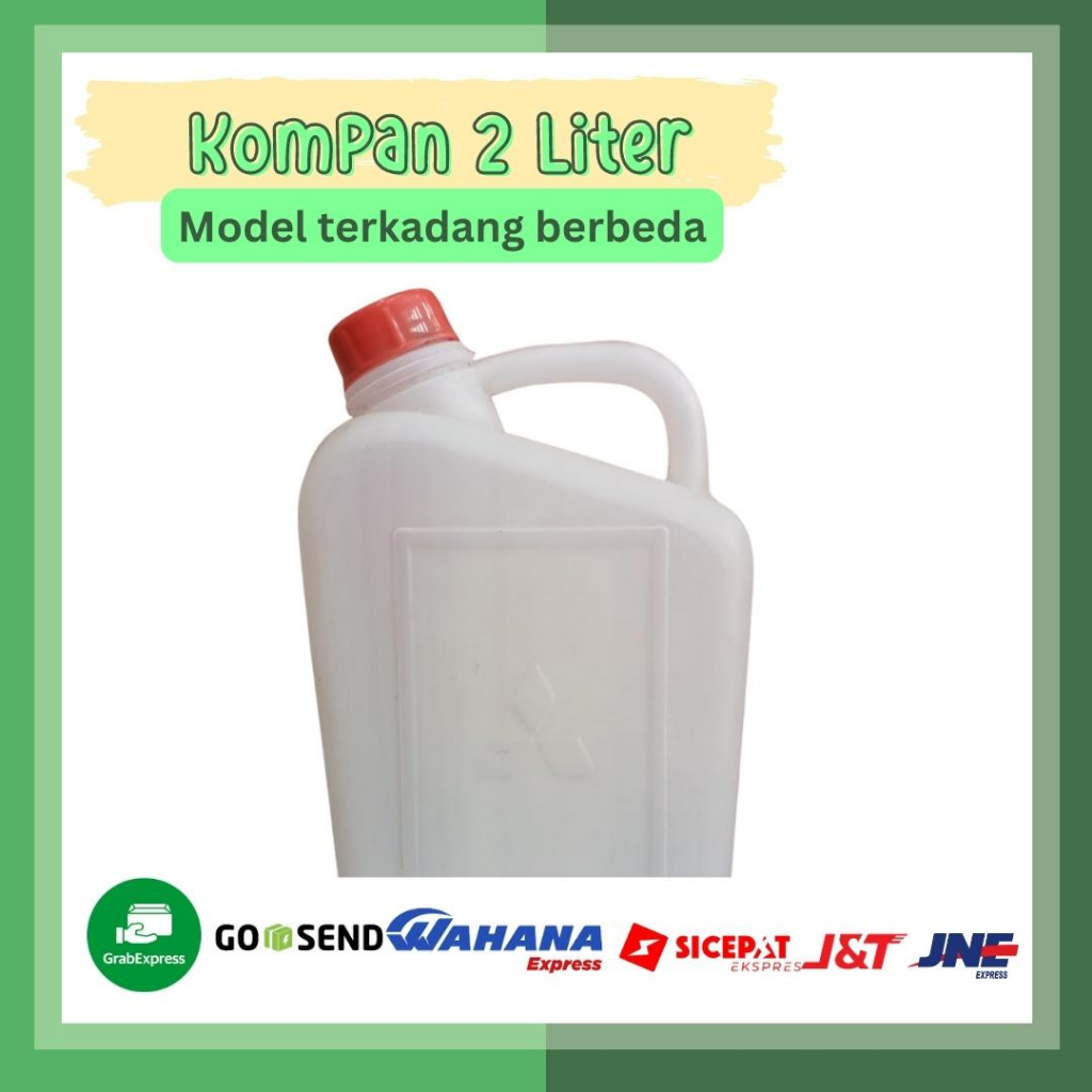 BARU Jerigen Kompan Plastik Kompan Tempat Penyimpanan Air Bensin Serbaguna