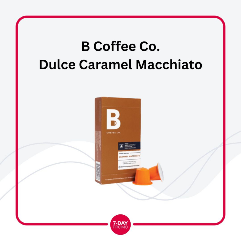 B Coffee Co. Nespresso Compatible Capsules Kopi Kapsul Dulce Caramel