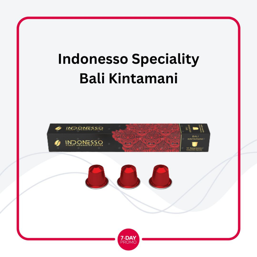 Indonesso Specialty Coffee Capsules Kopi Kapsul Bali