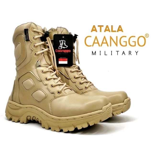 Caanggo - Sepatu pdl tactical boots safety cream C-4TL