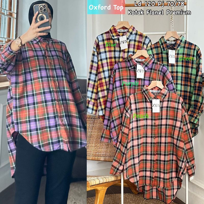 OXFORD BLOUSE WANITA