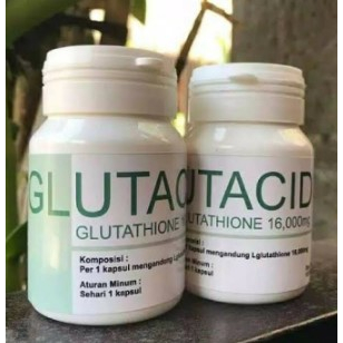 GLUTACID 100% ORIGINAL HALAL BPOM / GLUTACID PEMUTIH BADAN