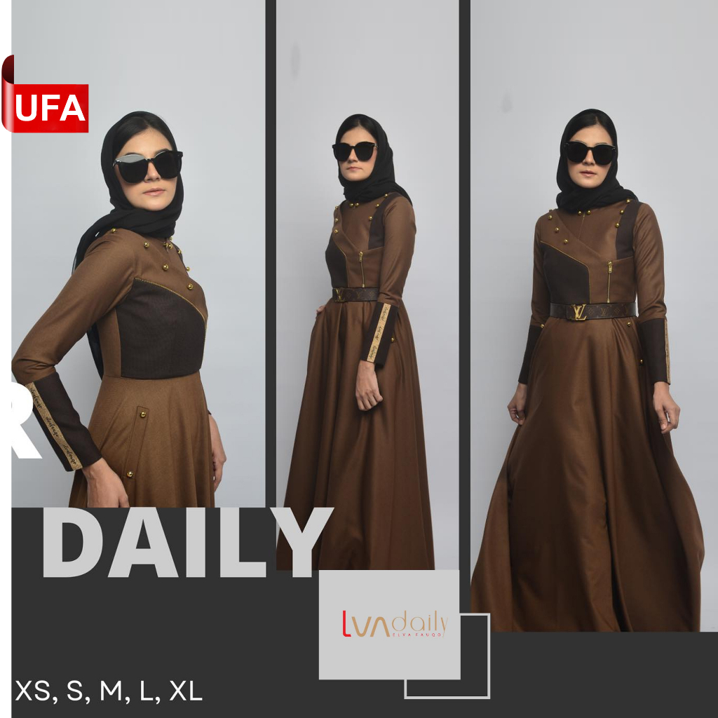 LVA DAILY Ester - Browny color - Motif polos