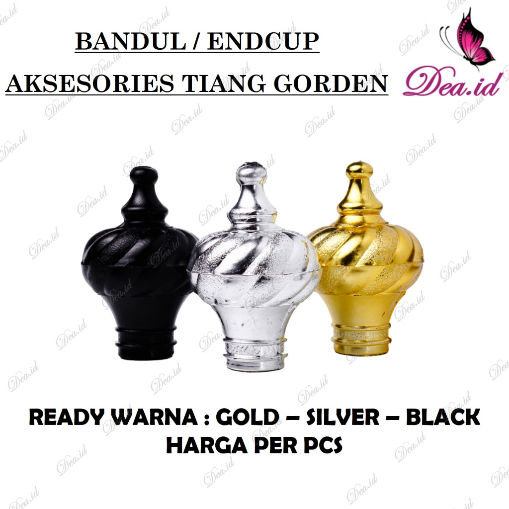 [DEASTORE] END CUP GORDEN-BANDUL BRACKET-  BRAKET - KAKI ROLLET TUTUP BATANG GORDEN TIANG GORDEN