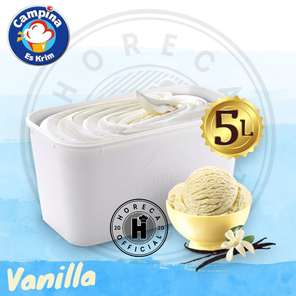 ICE CREAM CAMPINA 5 LITER / ES KRIM CAMPINA 5L
