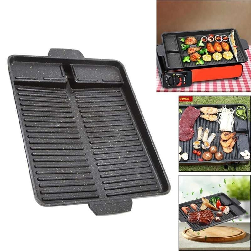 [ASS] SUGGO BBQ Square Multi Grill Pan Alat Panggang