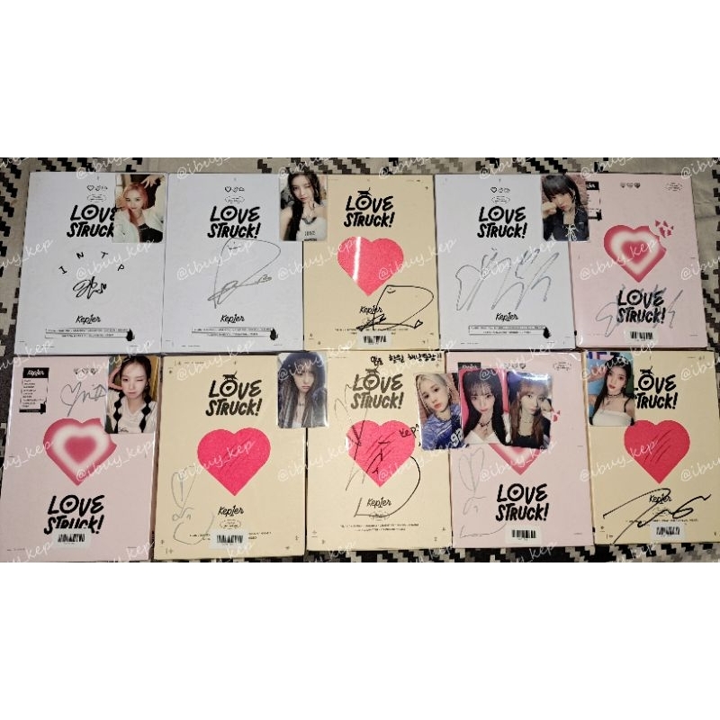 [READY] Kep1er SIGNED 4th MINI ALBUM LOVE-STRUCK FROM MWAVE SIGNED ALBUM EVENT