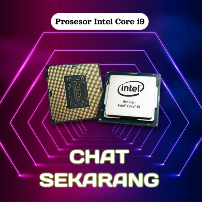 Processor Intel core i9-9900k 500GHz RAM 128GB / GEN 9