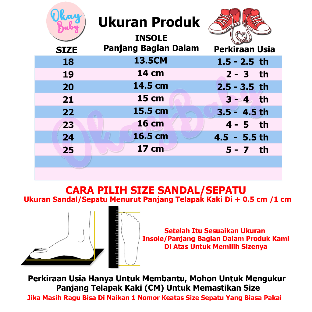 Okaybaby B311 Sandal Slop Import Bee Anak Laki-laki Perempuan Kekinian Sendal Casual