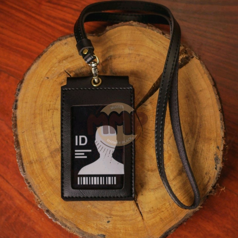 

Id Card Holder Name Tag Holder pria dan wanita Name Tag Id Card MUQTEN FRONT Gantungan Kulit HITAM