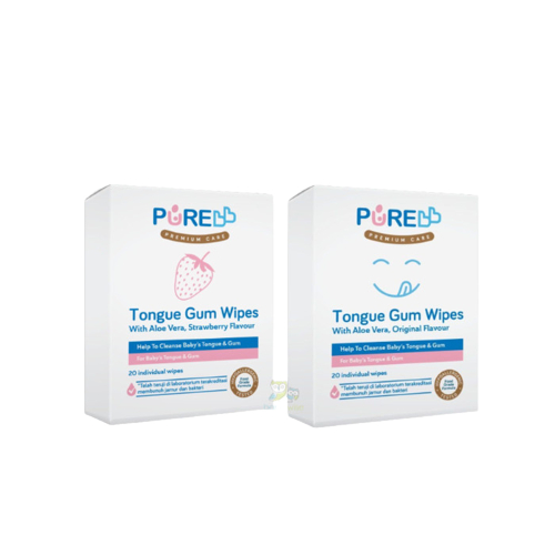 PureBB Tongue Gum Wipes / Tisu Basah Pembersih Lidah Bayi