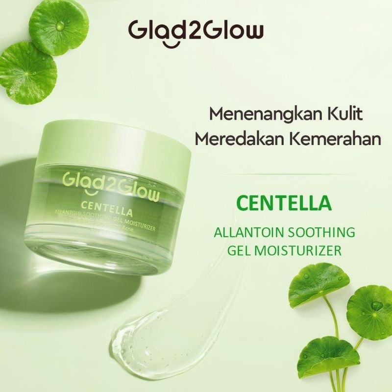 GLAD2GLOW - G2G Centella Allantoin Soothing Moisturizer Gel Repair Skin Barrier 30 g