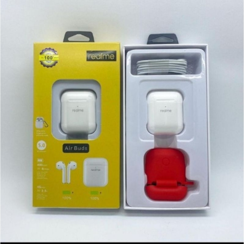 Bluetooth Realme Air Buds + Case / Bluetooth Realme Air Buds Pro + Case