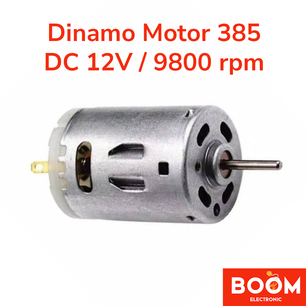 Dinamo Motor 385 DC 12V 3,6 Watt / 9800 rpm