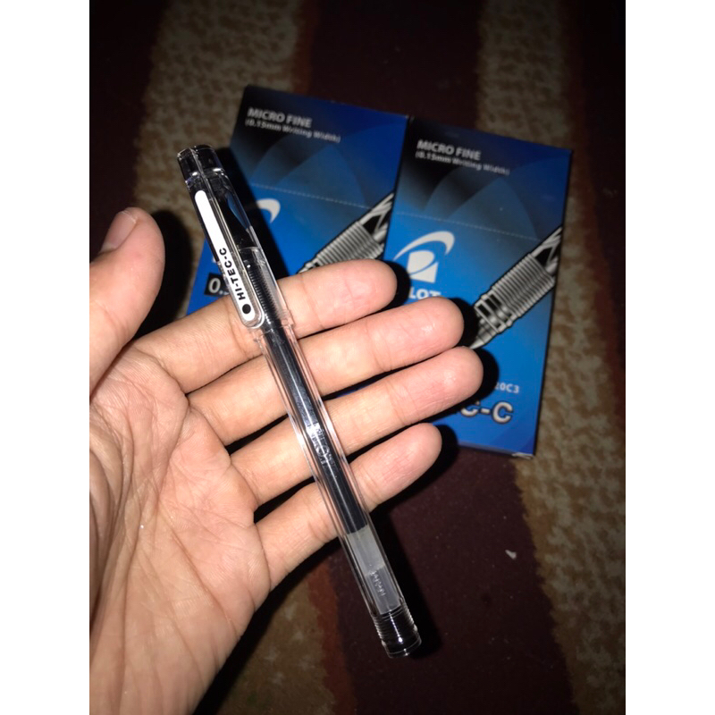 

Pulpen Hitec Makna Bolpoin HITEC C 0.3 Hitam Original Pilot