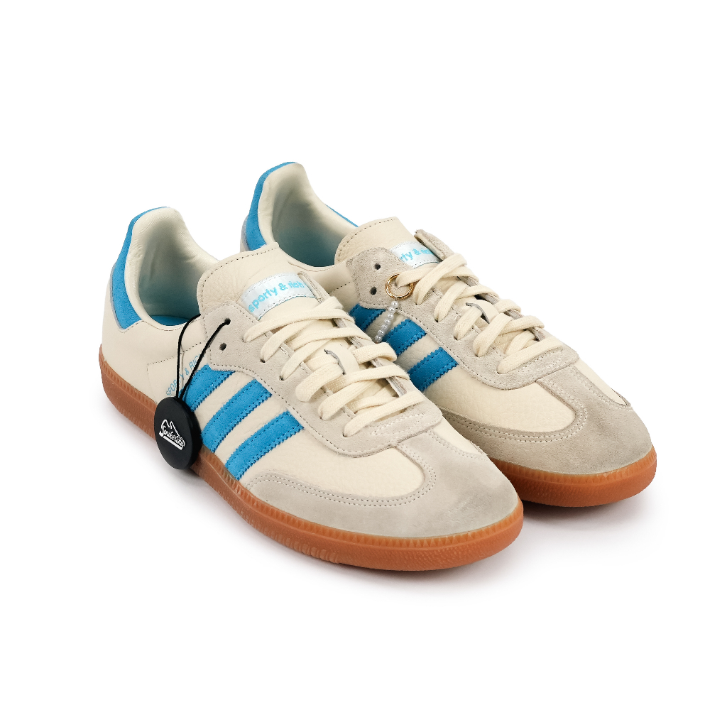 Adidas Samba OG Sporty And Rich Beige Blue