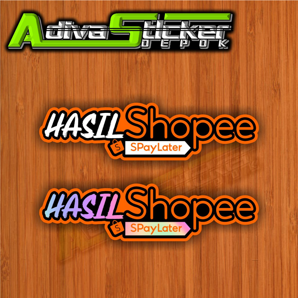 stiker shoppee pay later sticker shoppeepaylater