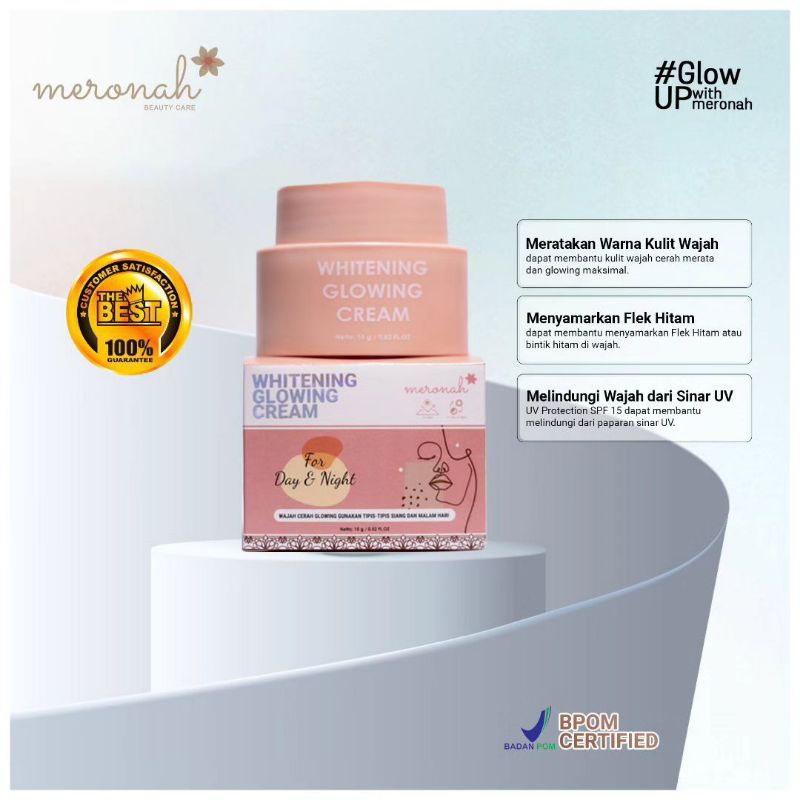 CREAM MERONAH GLOWING WHITENING 2 IN 1