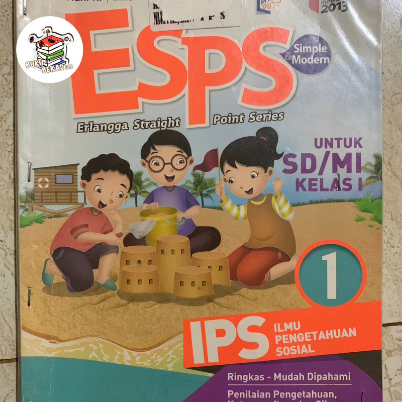 

Buku Bekas Original ESPS IPS Kelas 1 kurikulum 2013 penerbit Erlangga