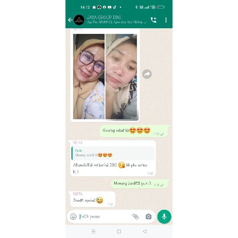 DBC paket hemat (day cream,night cream,sabun)