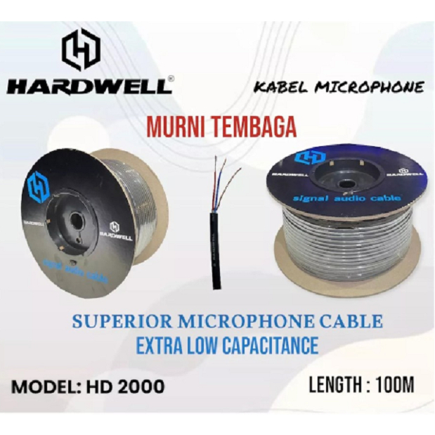 Kabel Audio Cable Mic Hardwel HD 2000 HD2000 Original TERBAIK