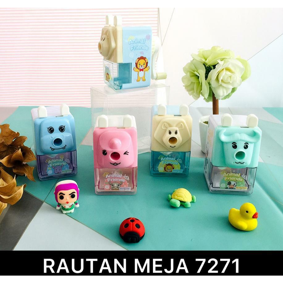 

SERUTAN PENSIL MEJA MOTIF BINATANG 3D RAUTAN PENSIL MEJA MODEL KOTAK. 7271