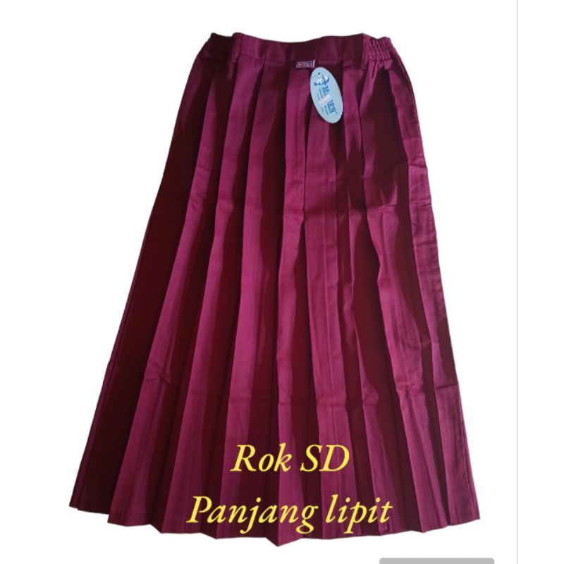 Rok SD Lipit panjang merek Mr. ben