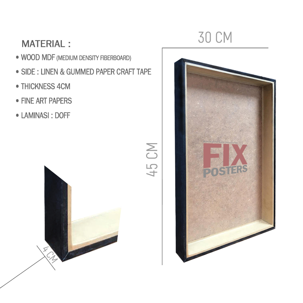 Hiasan dinding ruang tamu Wall decor Poster minimalis