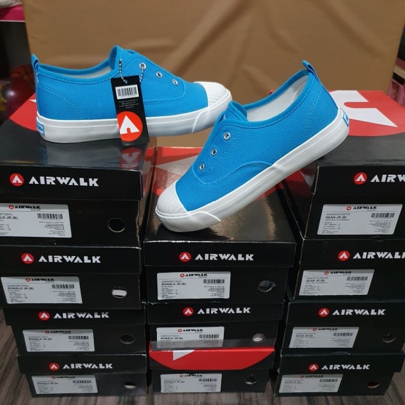 SEPATU ANAK MURAH 》AIRWALK RONALD JR 》WARNA BIRU 》 ORIGINAL