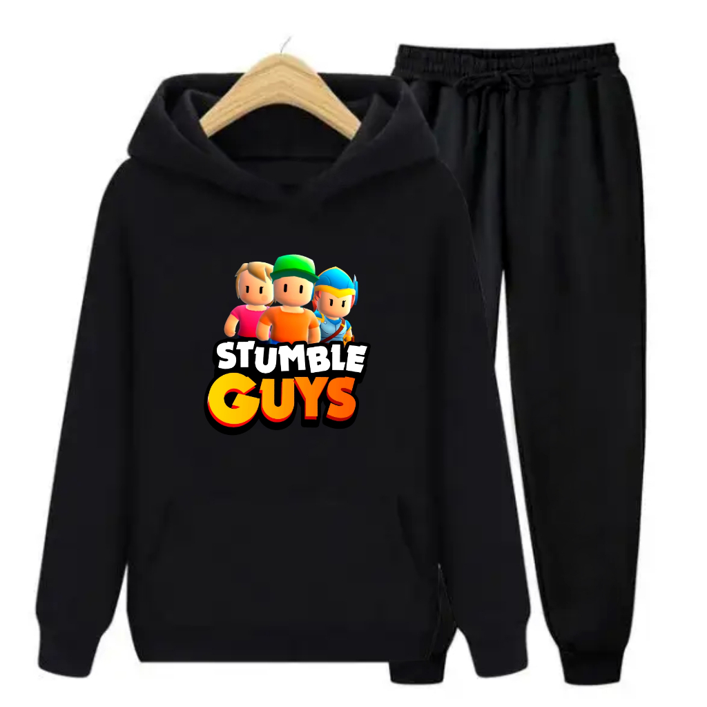 FenishaStore Stumble Guys Sweater Hoodie Anak Usia 4-13 Tahun ( Atasan &amp; SET Hoodie ) Bisa Bayar Ditempat COD