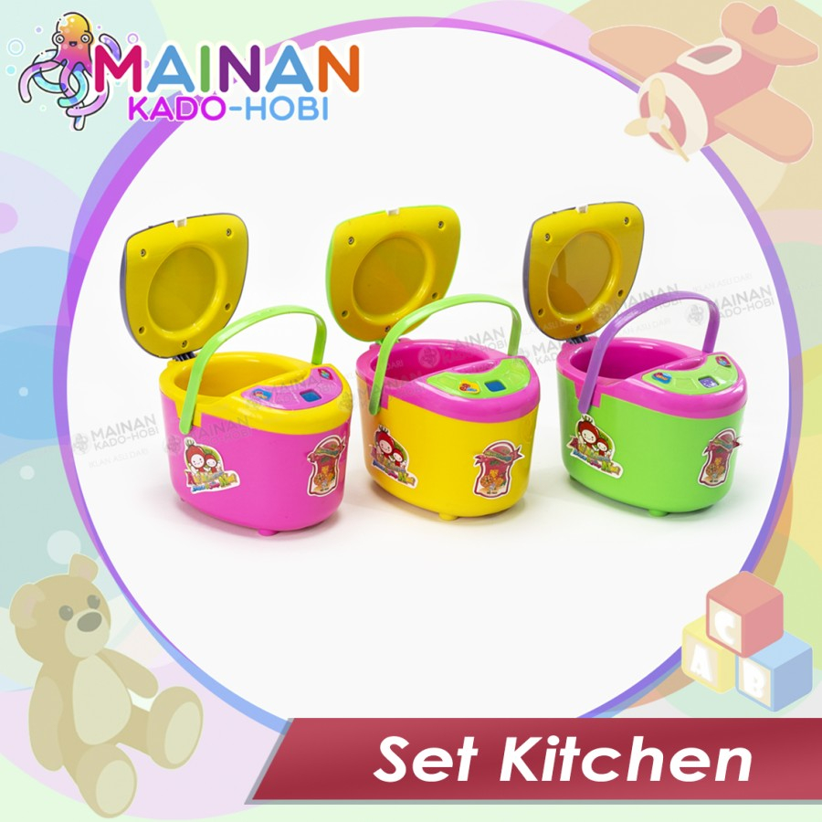 KADO MAINAN ANAK PEREMPUAN SET KITCHEN ALAT MASAKAN RICE COOKER