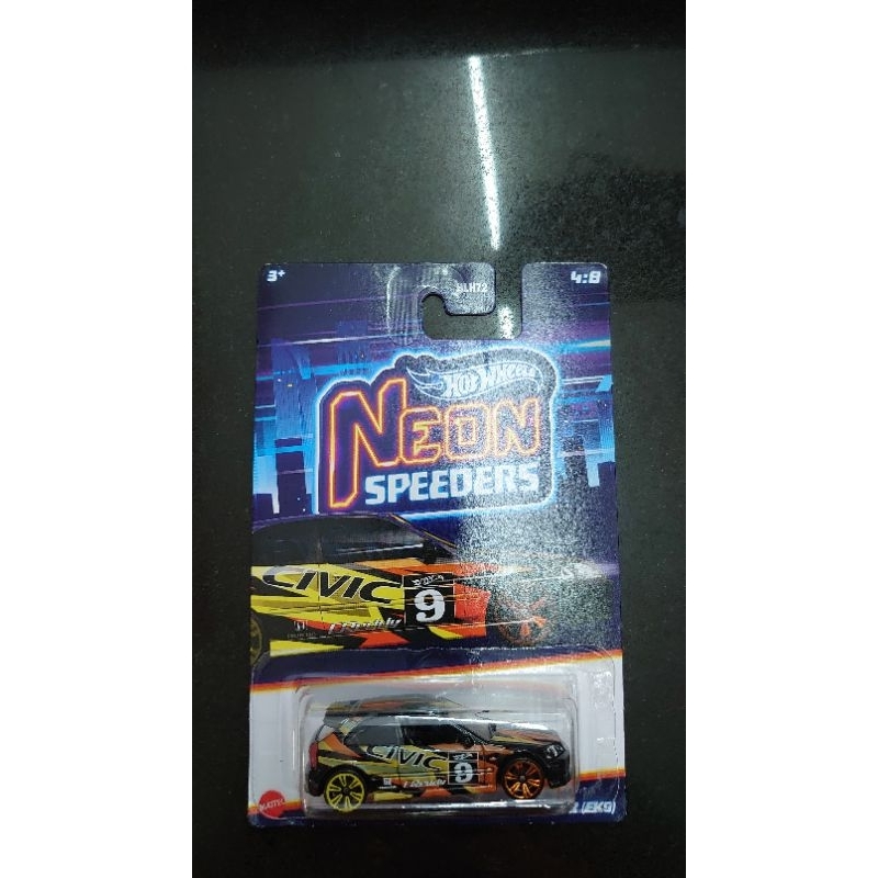 Hotwheels Honda Civic Neon speeders