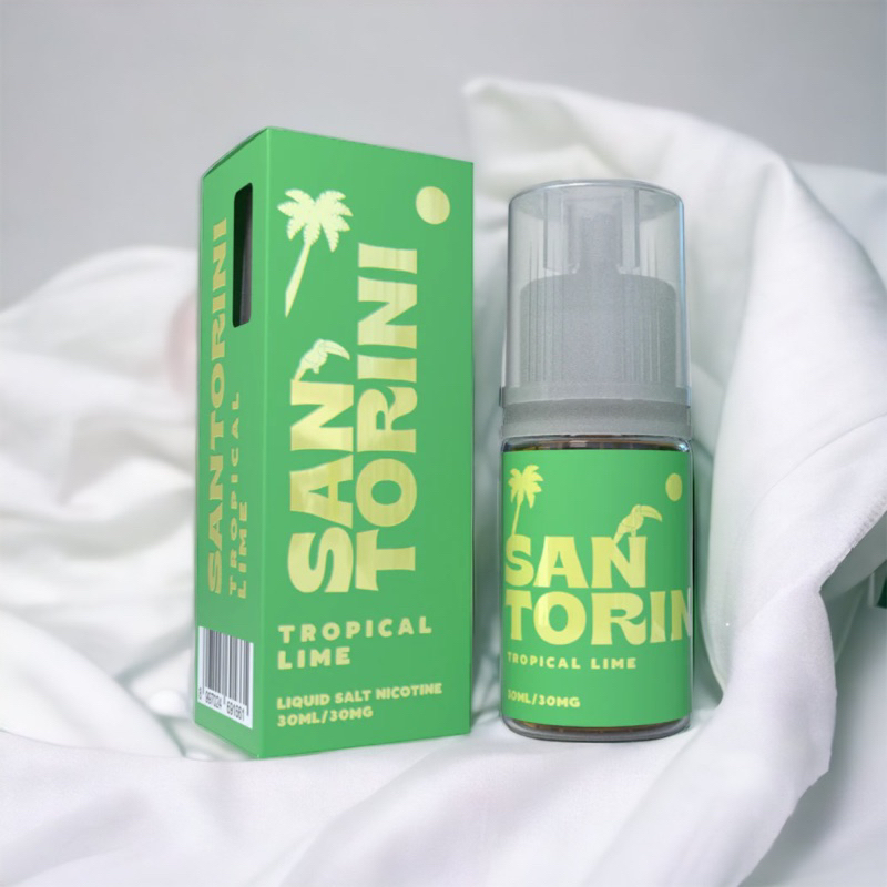 Foom Santorini Tropical Lime Salt Nic 30ML by Foom Lab Global x Mildos Vape