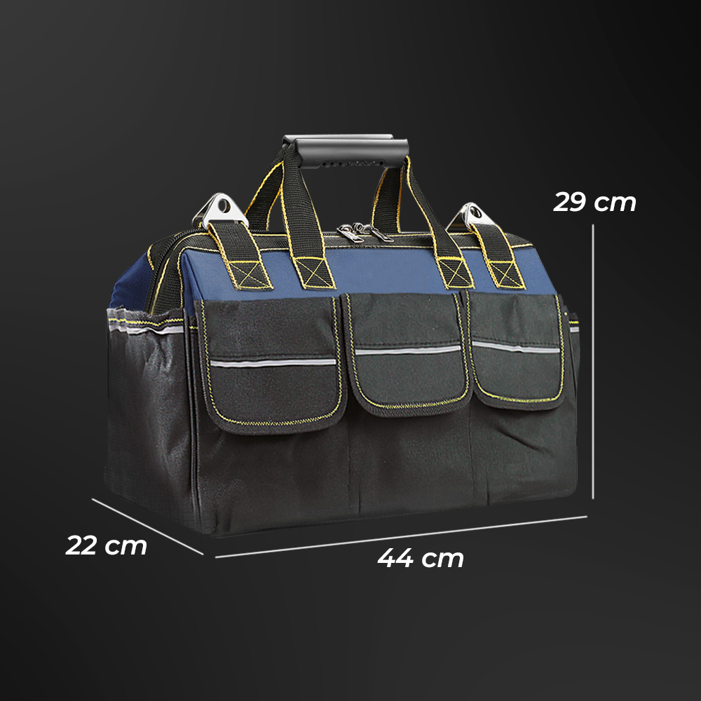 Tas Perkakas Storage Tool Bag Waterproof Wear Resistant 21 Inch - A02584 - Blue