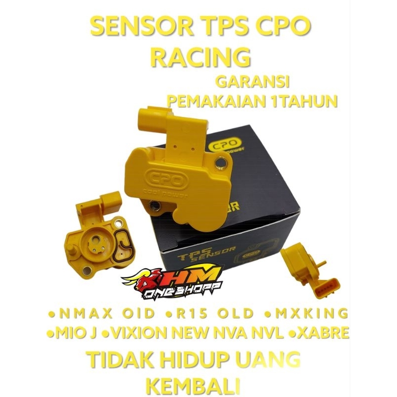 sensor tps cpo nmax old mx king mio j vixion nva nvl r15 v2 v1 xabre xride fino fi tps racing cpo original thorttle body