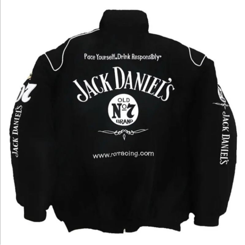 Jaket Nascar Jaeck Daeniells Full Hitam Restricted Stock Pria & Wanita // Jaket Nascar // Jaket Nasc