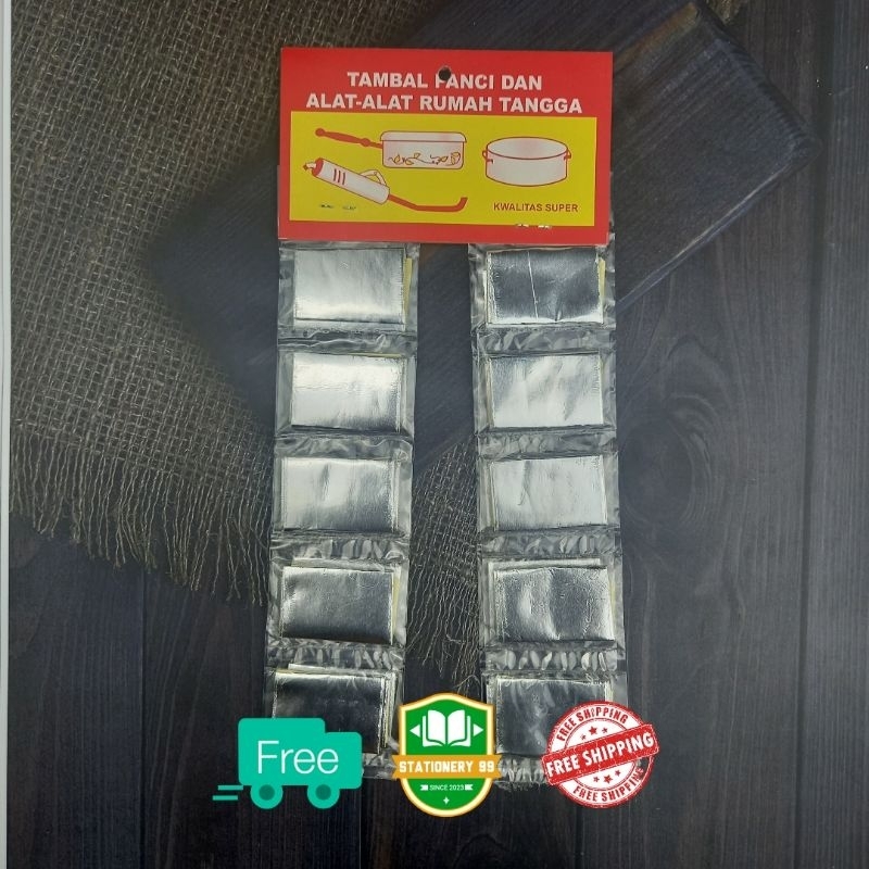 PATRI 20pcs Tambal Panci Bocor/Tambal Talang/Penambal Alumunium