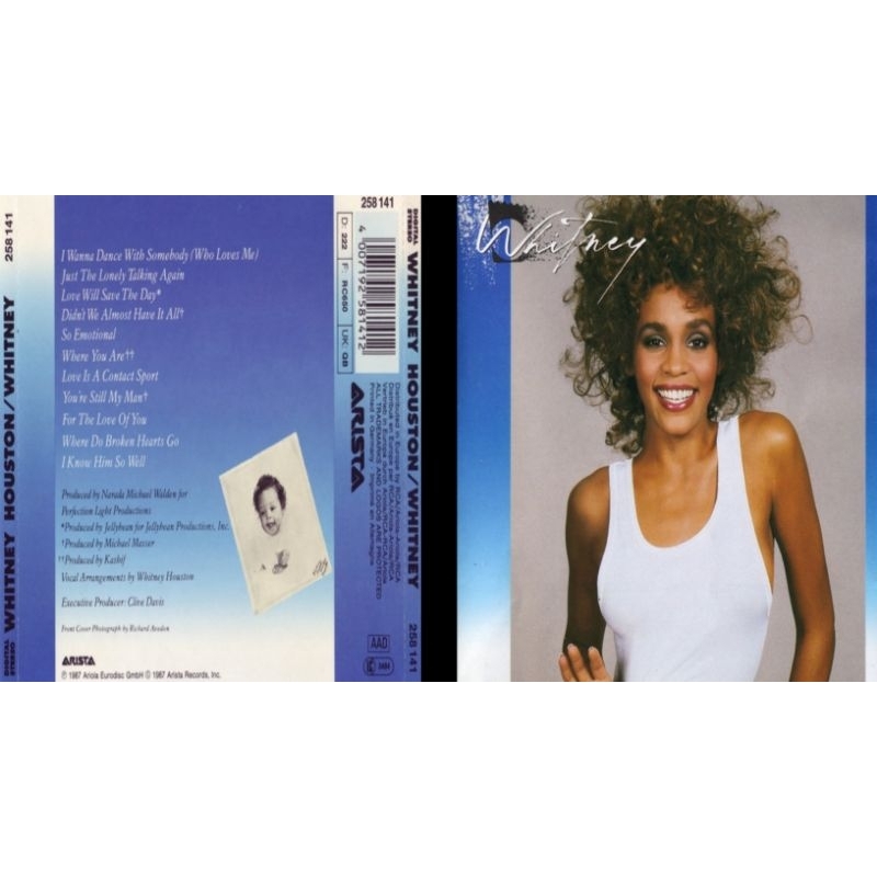 kaset whitney houston cd album whitney 1987