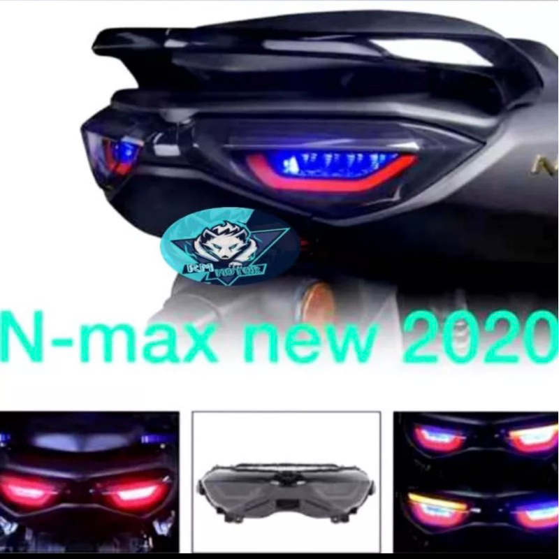 Lampu stop nmax new 2020 cr7 Stoplamp nmax new 2020 2021 2022 plus sen 3 in 1 new model xmax