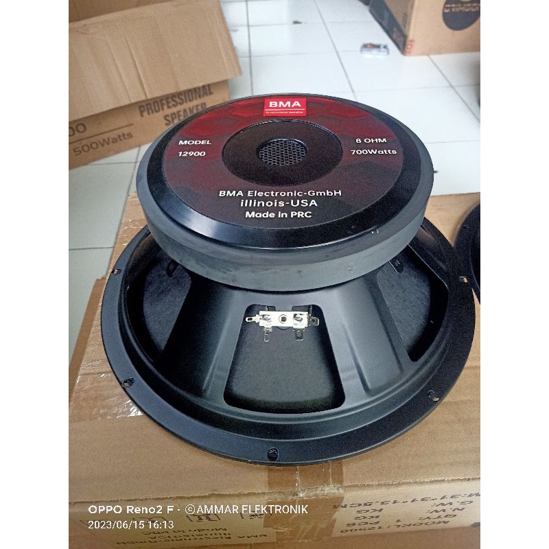 SPEAKER BMA 12 INCH 12900 VOICE COIL 3 INCH