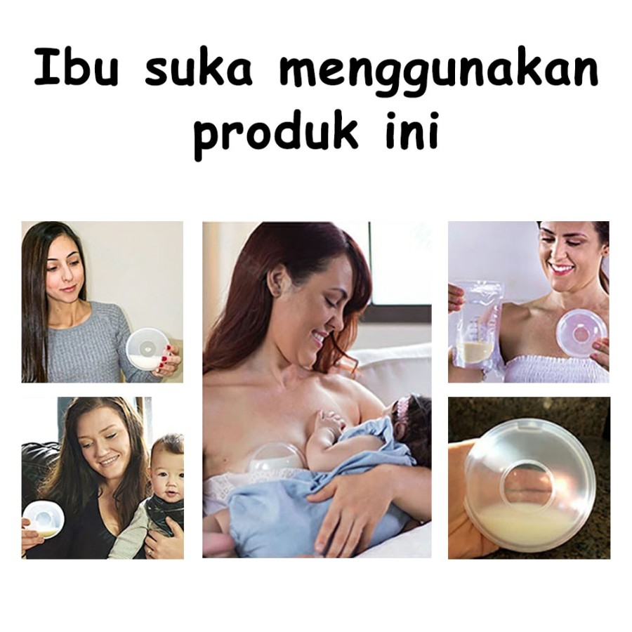 Wadah Penampung ASI Silikon BreastPad 1pcs Penampung Tetesan ASI 1 Pcs Wadah ASI