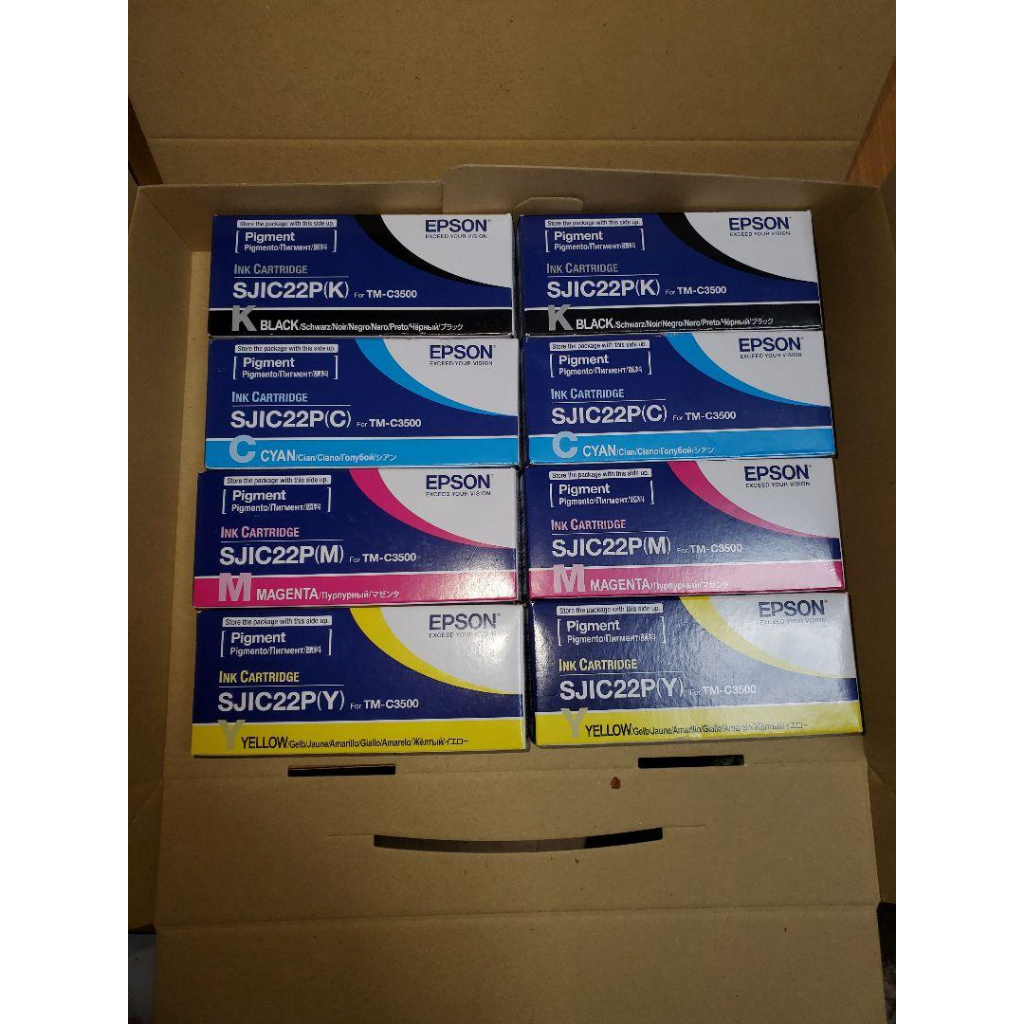 Tinta Epson Sjic23p Cmybkoriginal For Tm-c3510