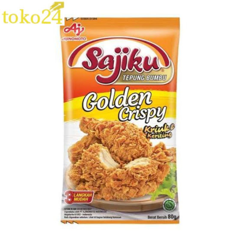 

Sajiku Tepung Bumbu Serbaguna Golden Crispy 80 gr