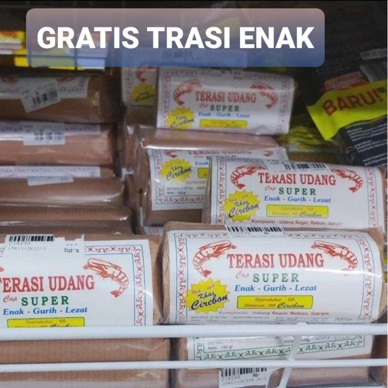 

Terasi Udang Gulung Cap Super Asli Khas Cirebon 150gr