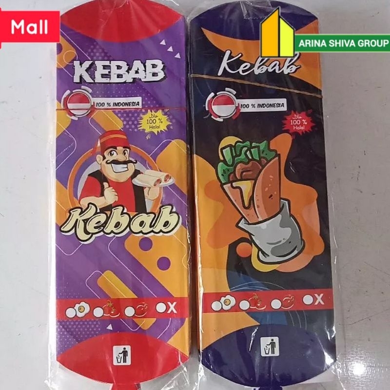 

100 LEMBAR KERTAS KEBAB TARIKAN UKURAN 24 × 9 CM HIGH QUALITY PAPER CRAFT TEBAL PRODUK TERBARU | KOTAK KEBAB KEKINIAN | DUS KEBAB VIRAL TIKTOK | KEMASAN KEBAB KEKINIAN | BOX KEBAB VIRAL | ARINA SHIVA GROUP 6030