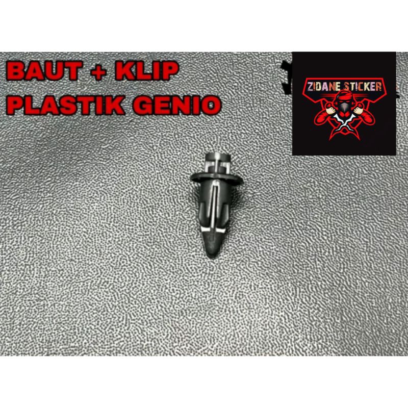 Klip Rivet Plastik Body GENIO 6,5mm Baut Klip Plastik Honda